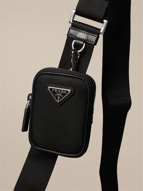 prada pouch bag mens|Prada shoulder bag nylon.